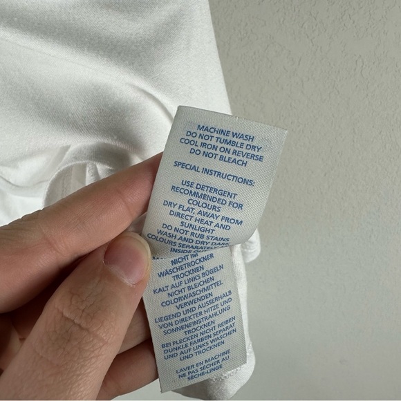 Boden White Jersey V-Neck Easy Vest Tank Top Size 6 - Picture 5 of 5